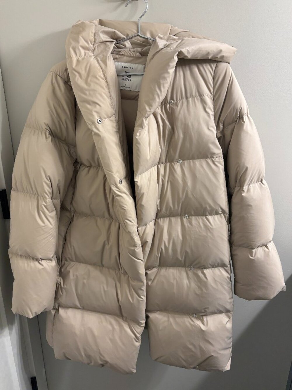 Like new! Aritzia Babaton Duvet Puffer. Sz S.